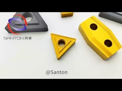 CNC K05 Katı Karbid Deliği Yapmak İçin CVD Kaplı Peeling Inserts