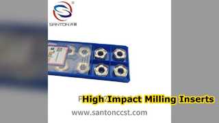 Yüksek Etkili W Co Ti Frezeleme Uçları PNGG120530