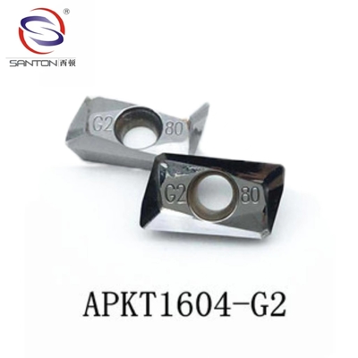 satın al K05 APKT 1604 Karbür Uçlar, Frezeleme için ISO14001 2800 TRS karbür takım uçlarını online manufacture