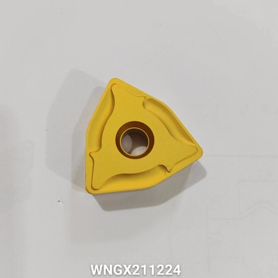 Sertlik 91.8 HRA Cemented Carbide Inserts Coated Uncoated 3pcs/Box for Precision Machining